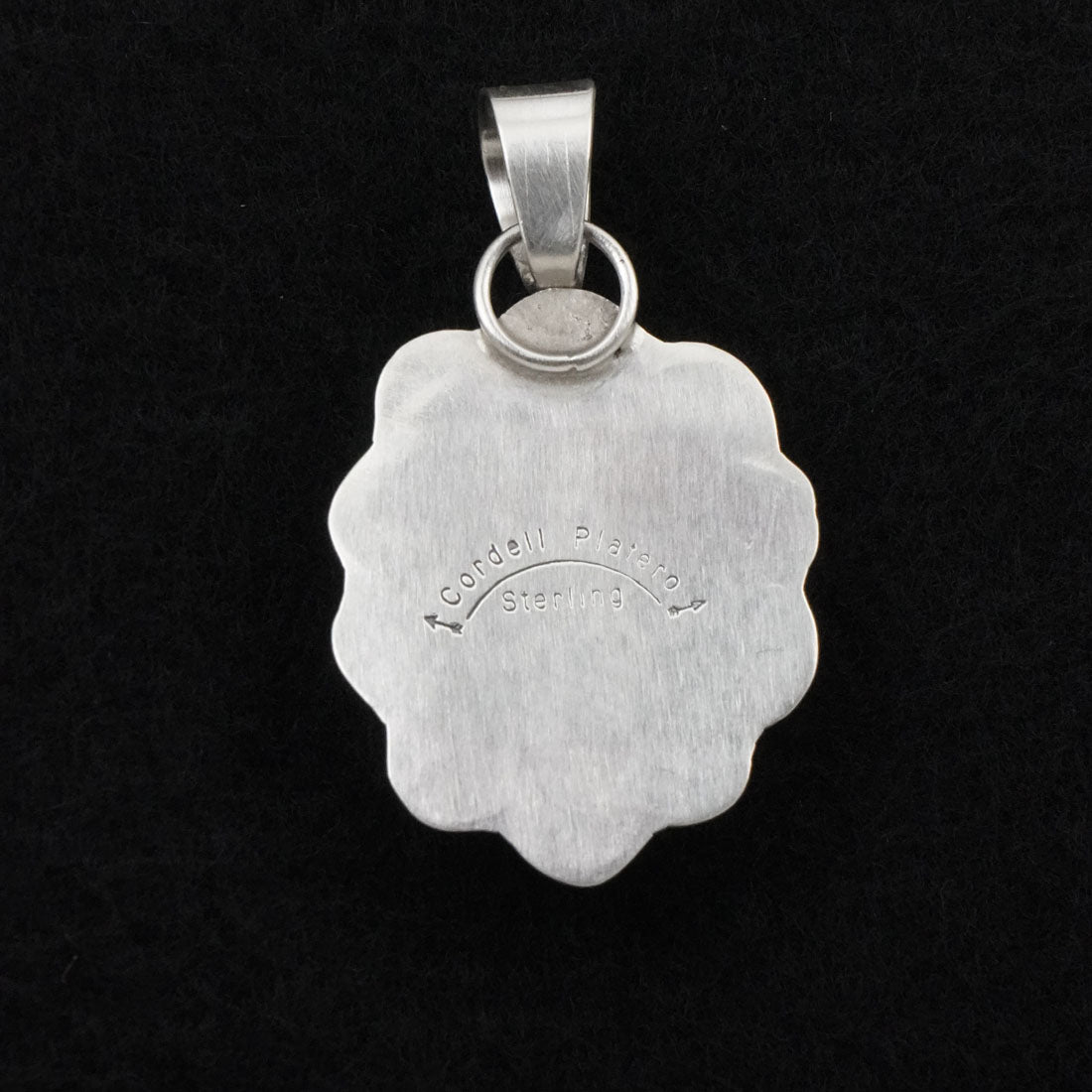Cordell Platero Turquoise & Sterling Silver Pendant