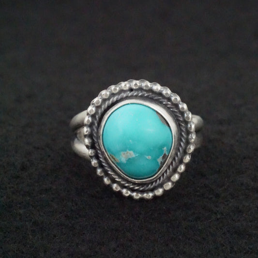 Danny Henio Turquoise & Sterling Silver Ring Size Adjustable