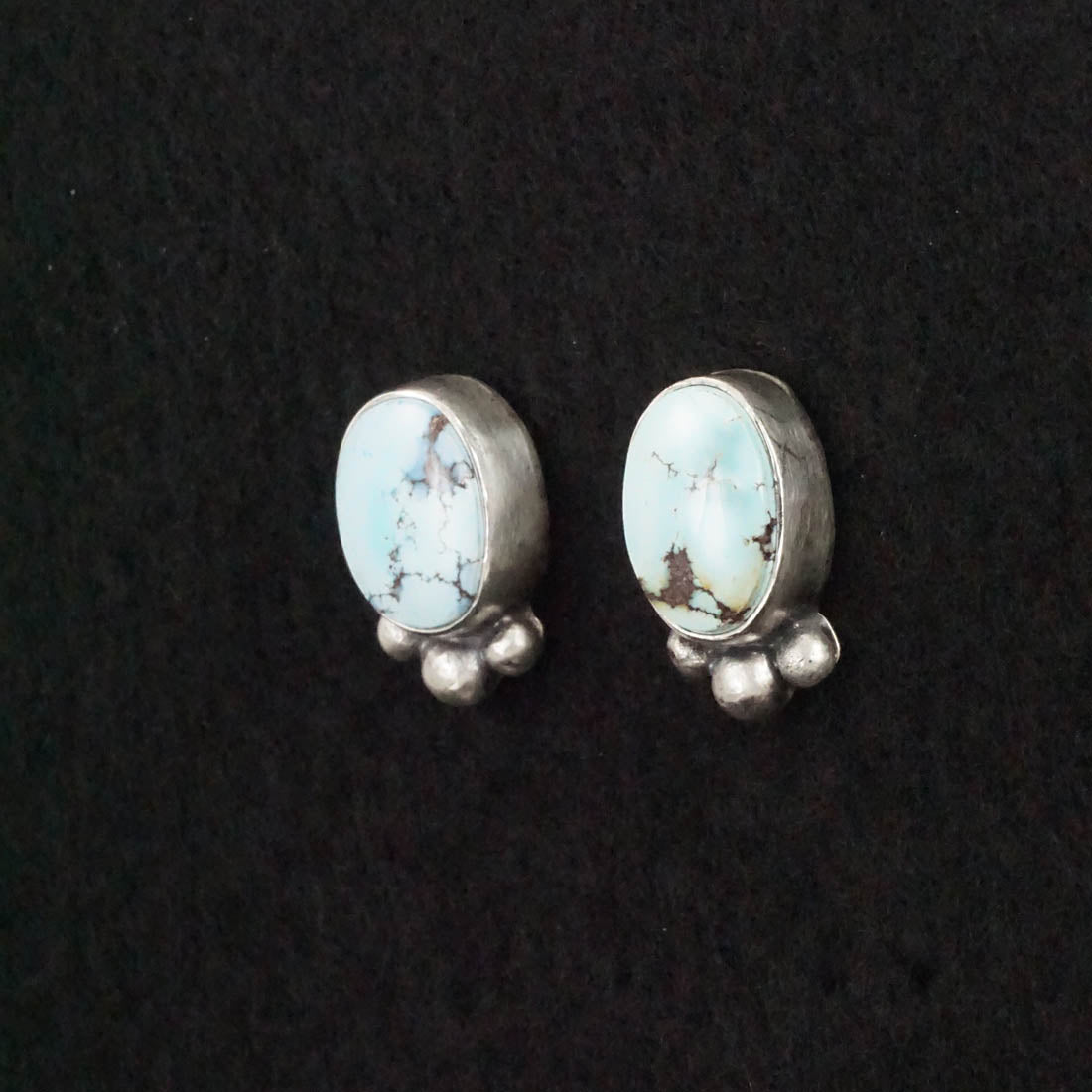 Darrin Livingston Turquoise & Sterling Silver Earrings & Pendant