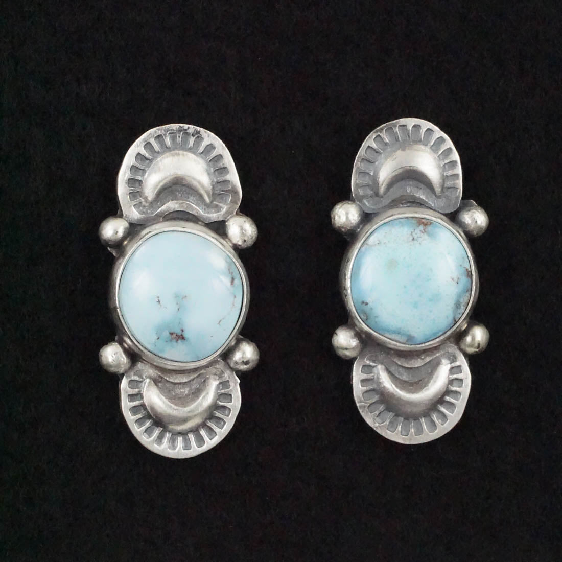 Darrin Livingston Turquoise & Sterling Silver Earrings & Pendant