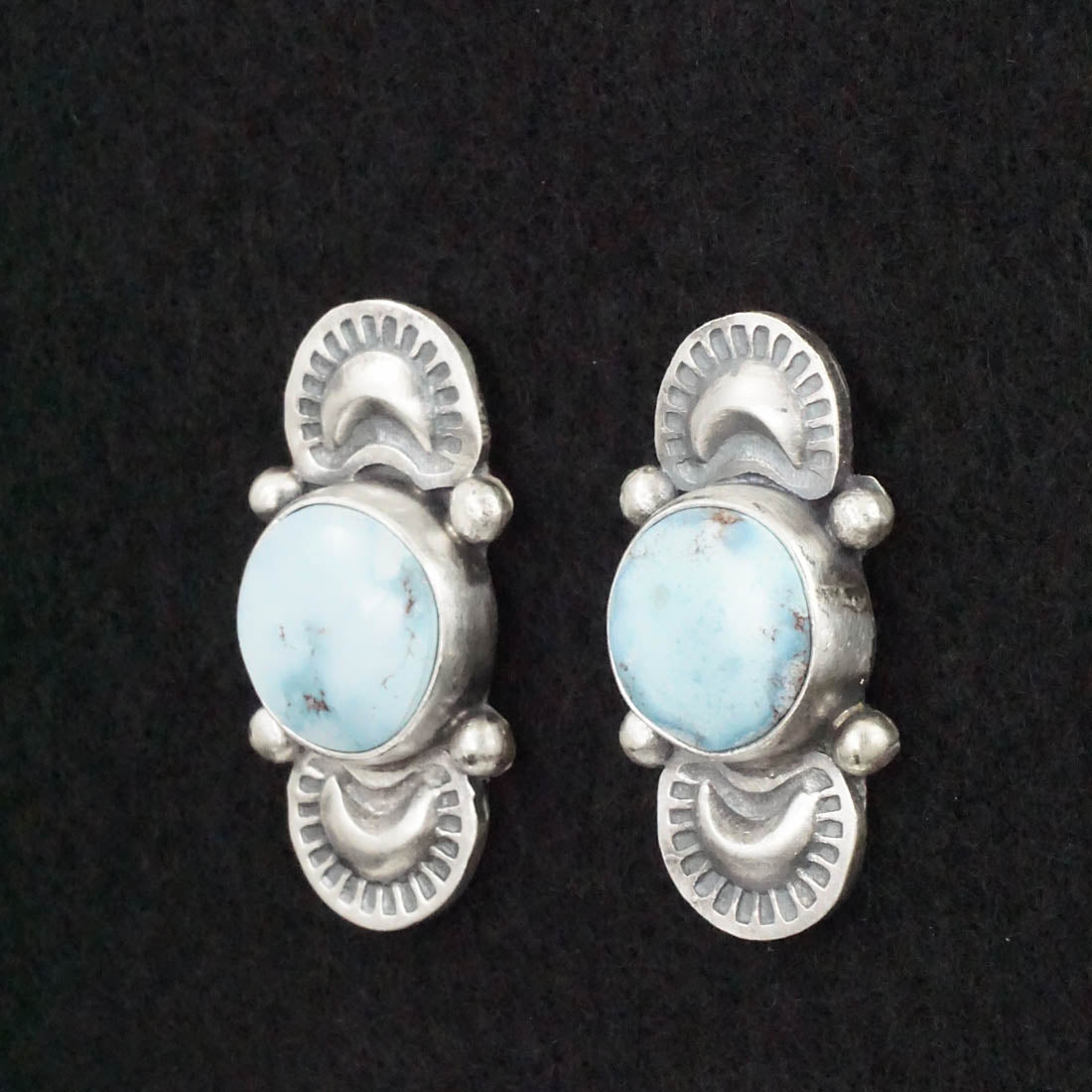 Darrin Livingston Turquoise & Sterling Silver Earrings & Pendant