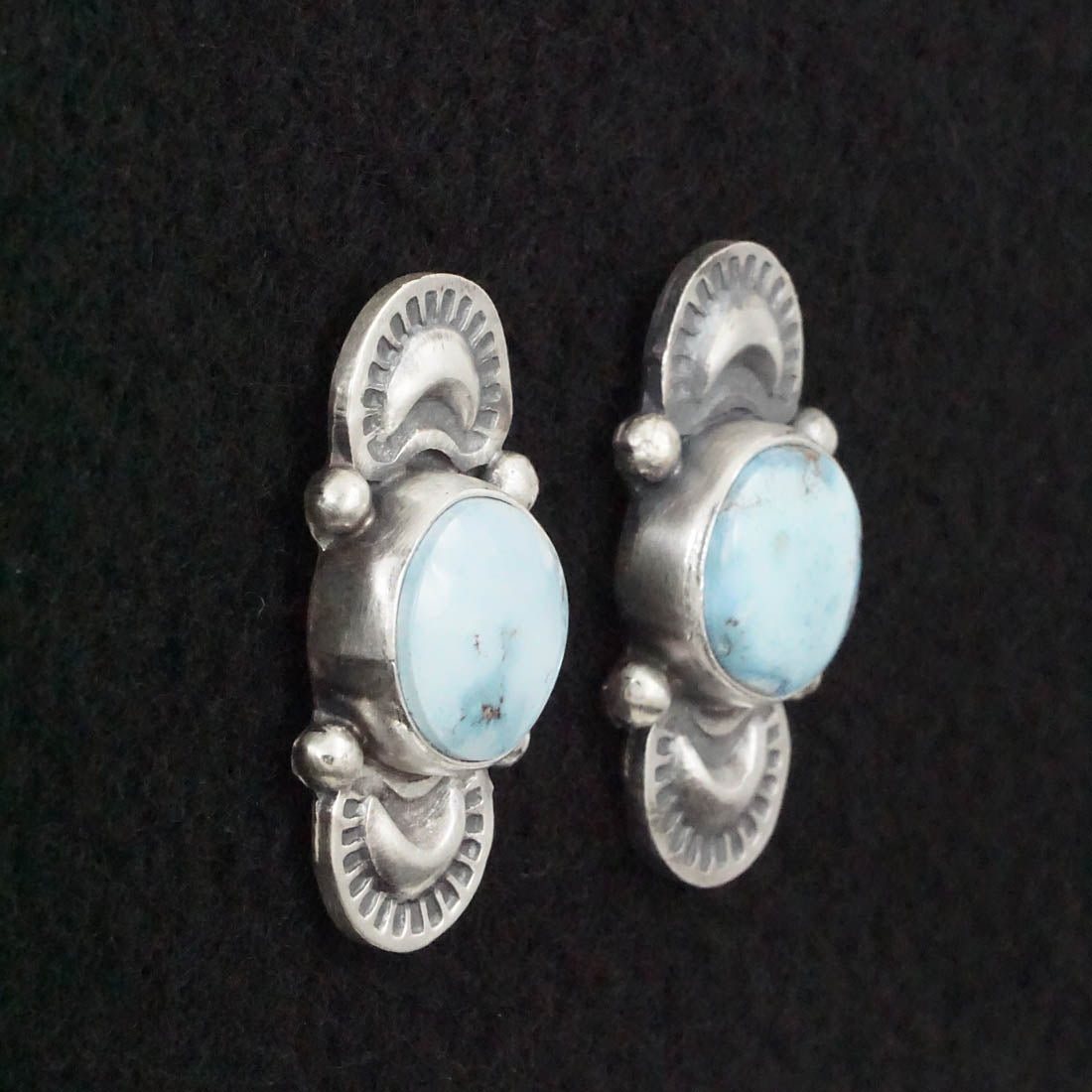 Darrin Livingston Turquoise & Sterling Silver Earrings & Pendant