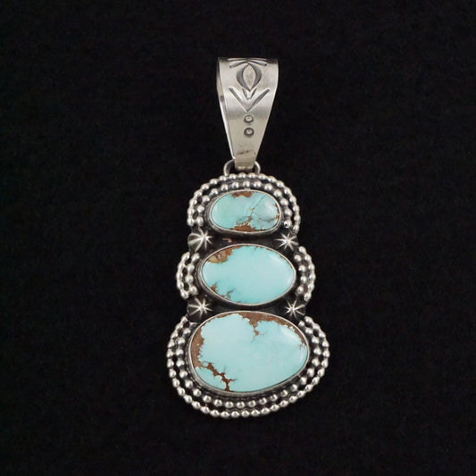 Darrin Livingston Turquoise & Sterling Silver Pendant