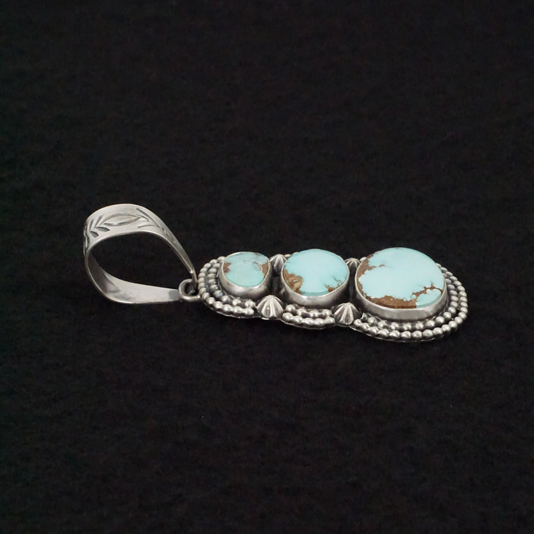 Darrin Livingston Turquoise & Sterling Silver Pendant