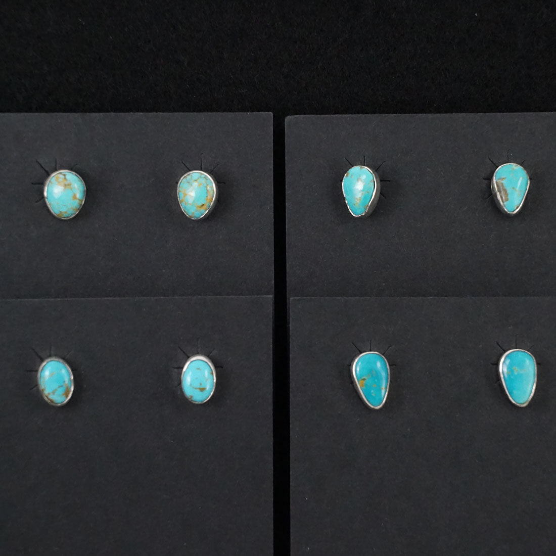 Marco Begaye Turquoise & Sterling Silver Earrings