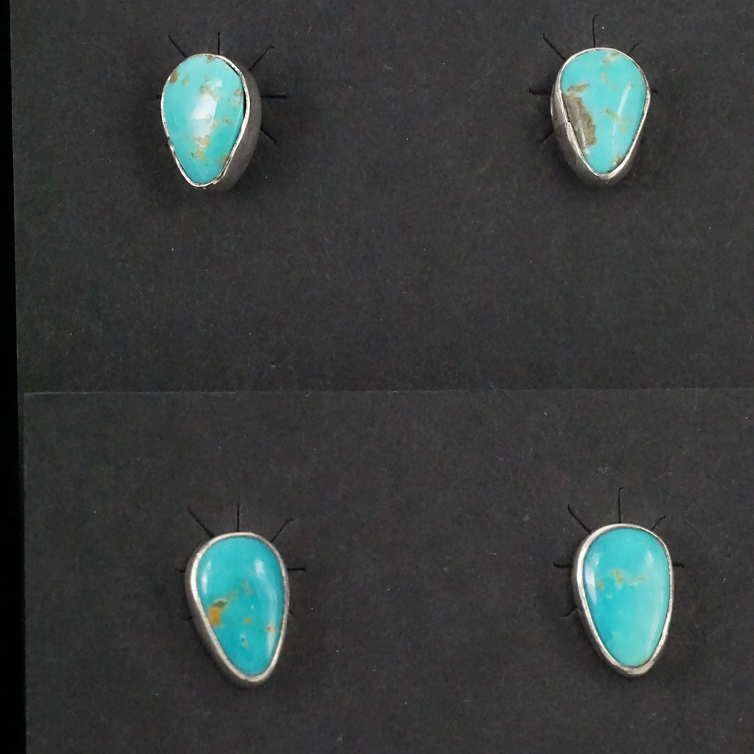 Marco Begaye Turquoise & Sterling Silver Earrings