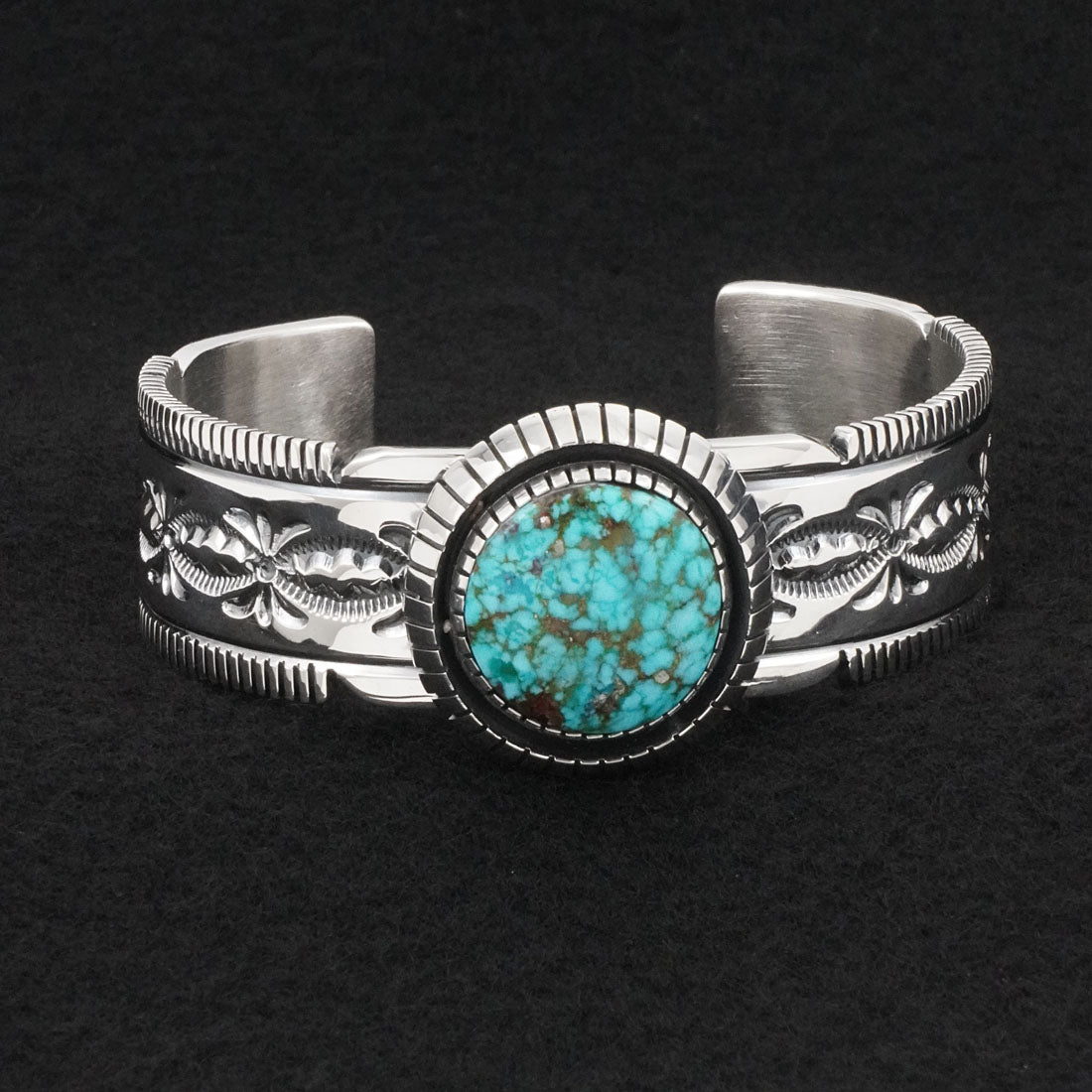 Mark Yazzie Turquoise & Sterling Silver Bracelet