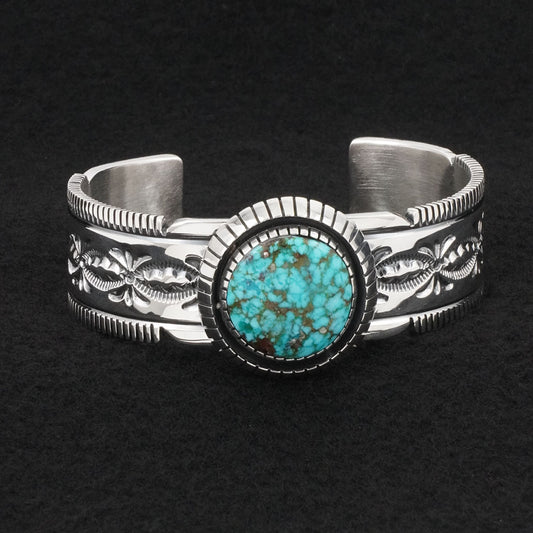 Mark Yazzie Turquoise & Sterling Silver Bracelet