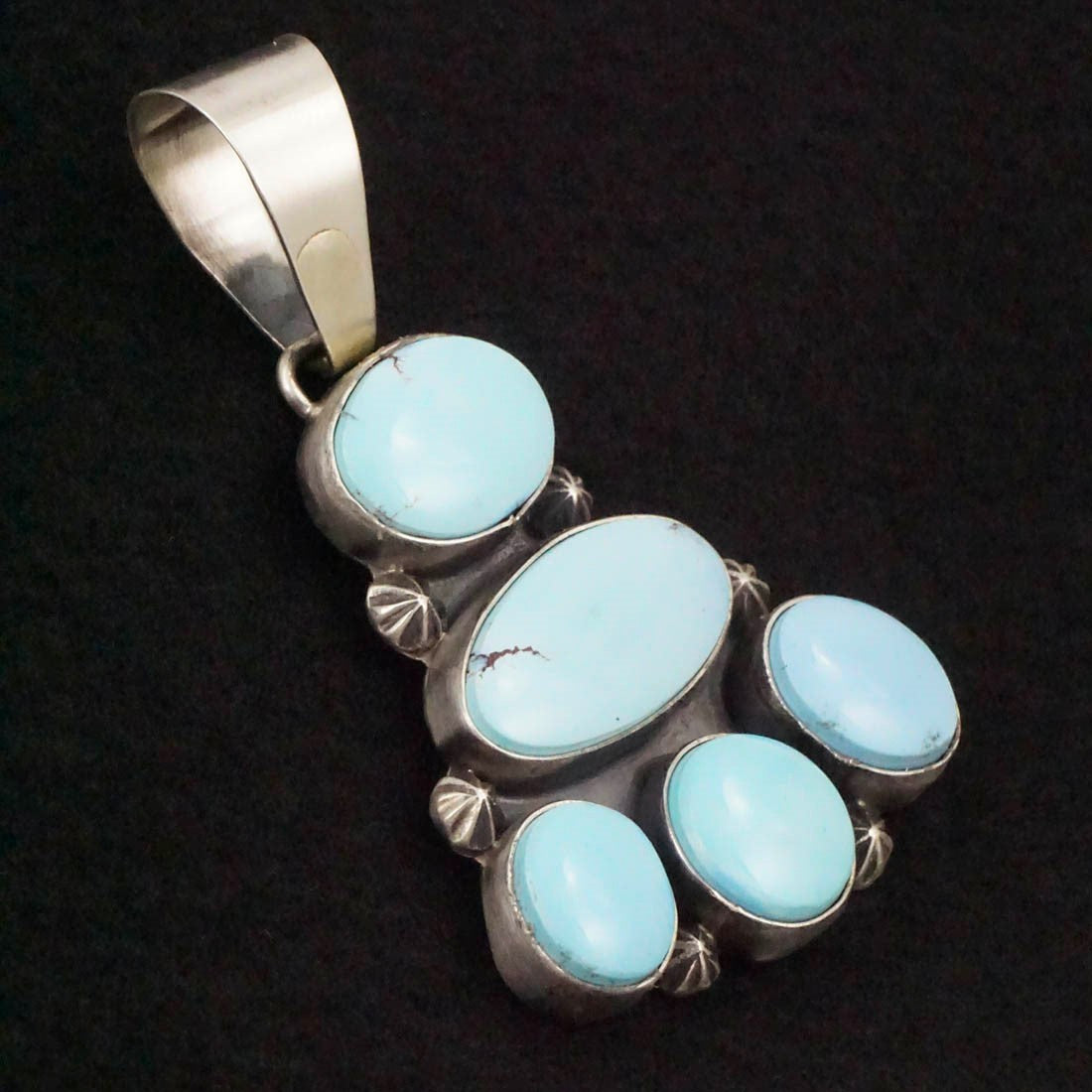 Darrin Livingston Turquoise & Sterling Silver Earrings & Pendant