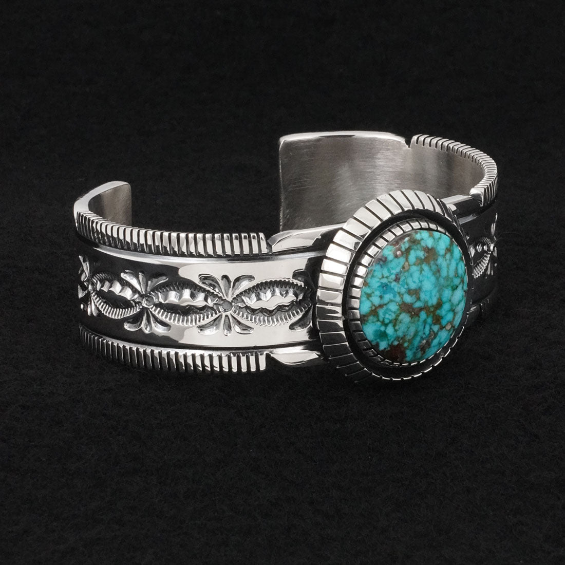Mark Yazzie Turquoise & Sterling Silver Bracelet