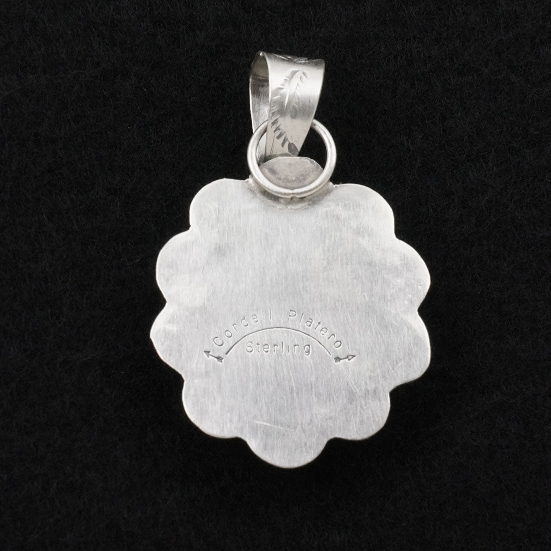 Cordell Platero Turquoise & Sterling Silver Pendant