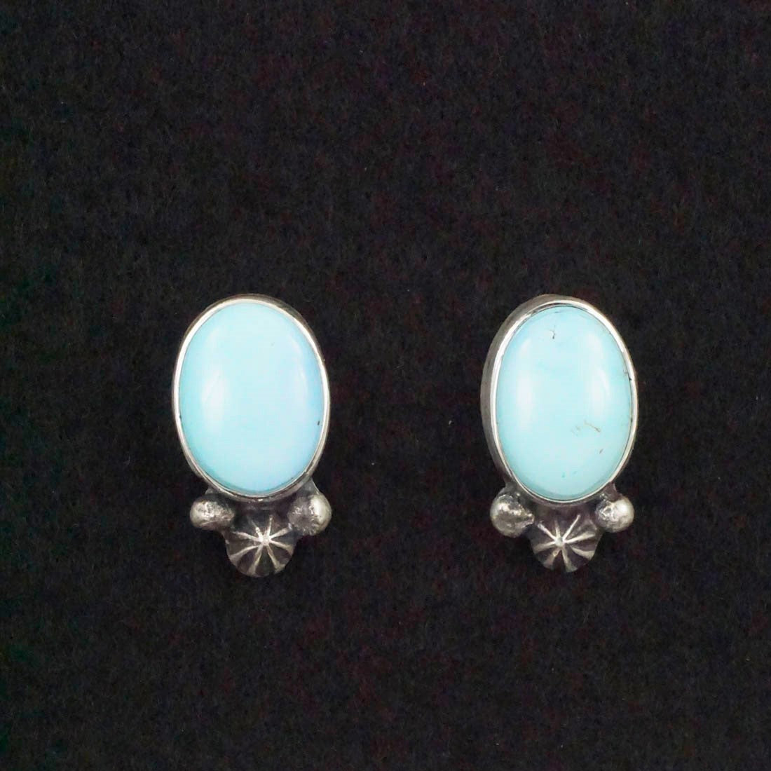 Darrin Livingston Turquoise & Sterling Silver Earrings & Pendant