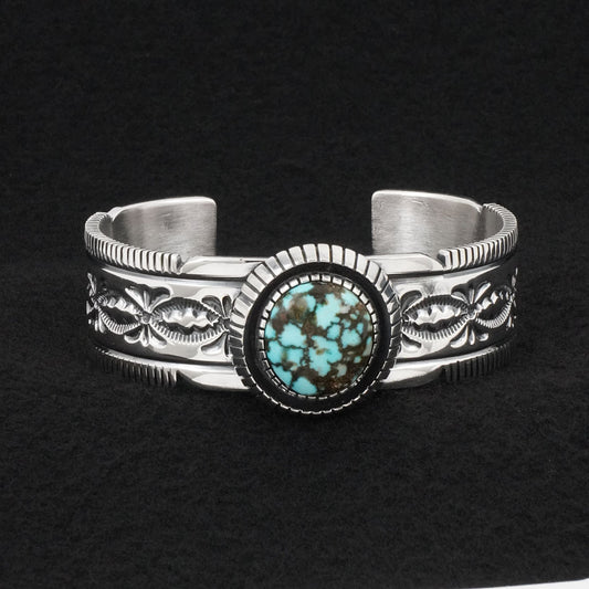 Mark Yazzie Turquoise & Sterling Silver Bracelet