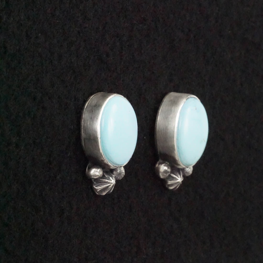 Darrin Livingston Turquoise & Sterling Silver Earrings & Pendant