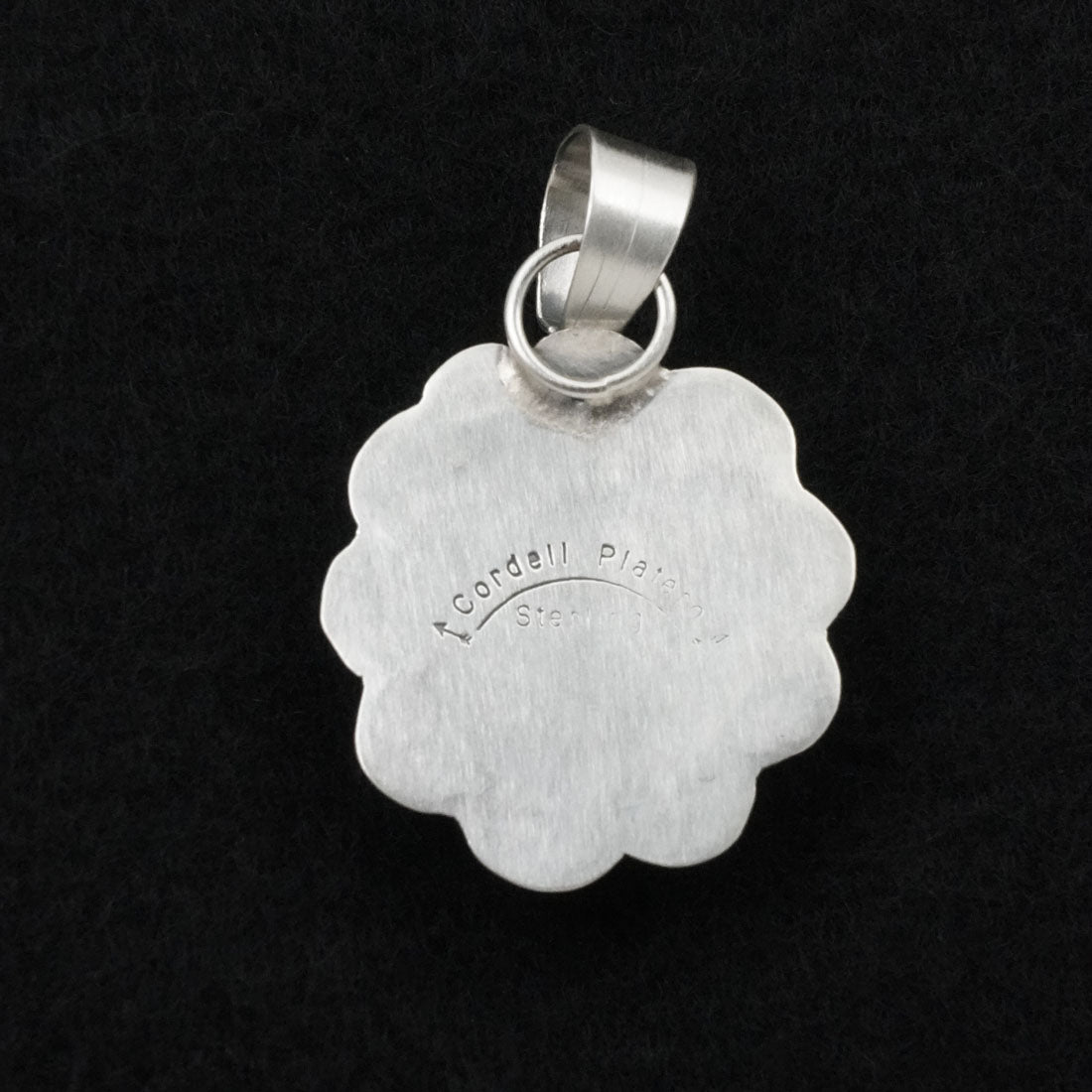 Cordell Platero Turquoise & Sterling Silver Pendant