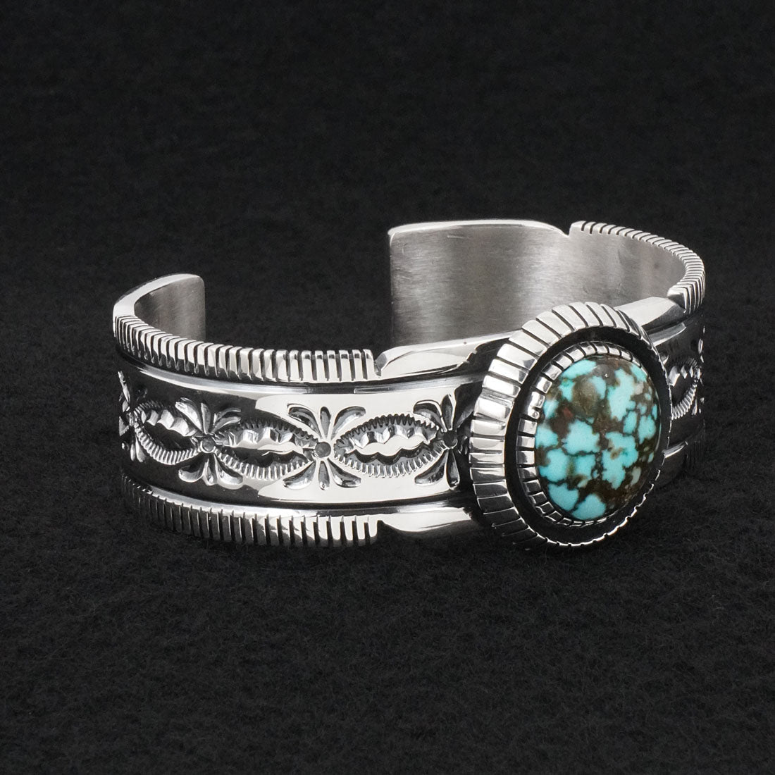 Mark Yazzie Turquoise & Sterling Silver Bracelet