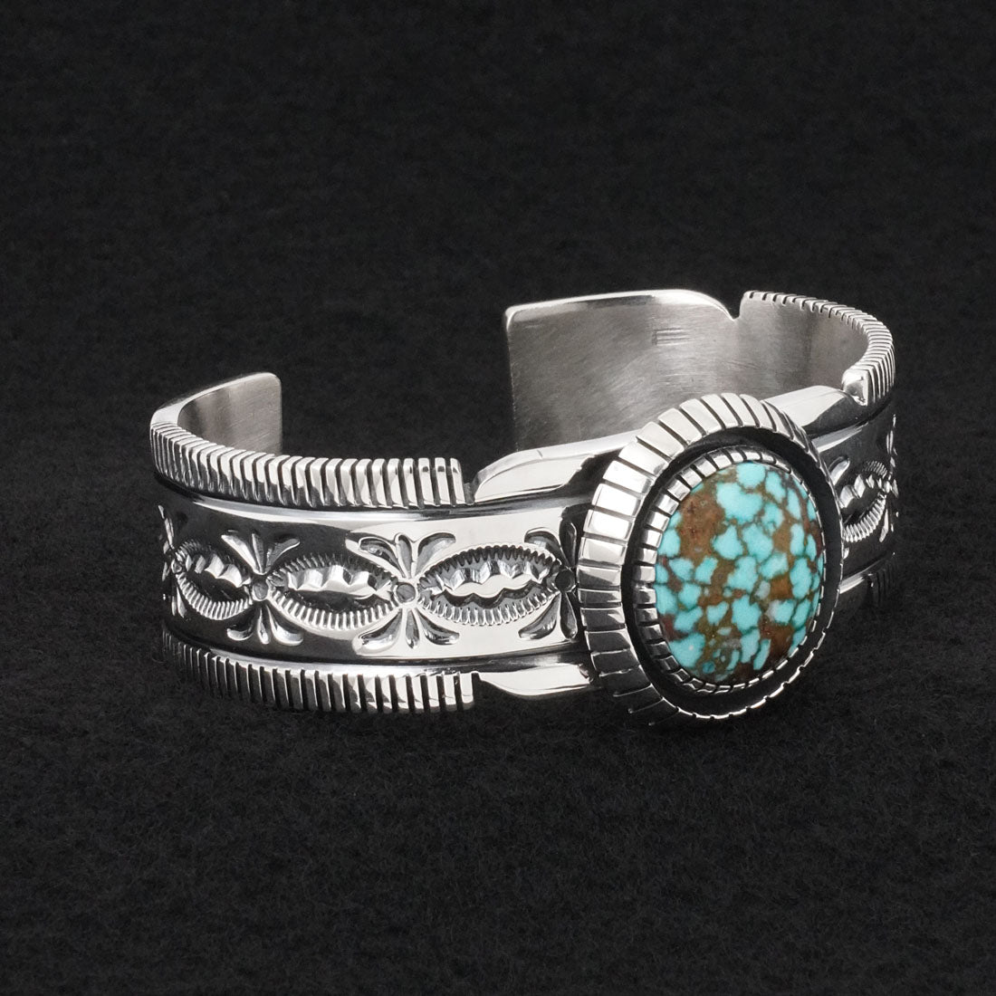 Mark Yazzie Turquoise & Sterling Silver Bracelet
