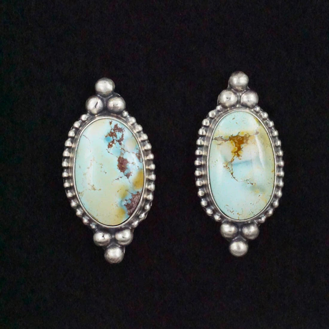 Darrin Livingston Turquoise & Sterling Silver Pendant Set