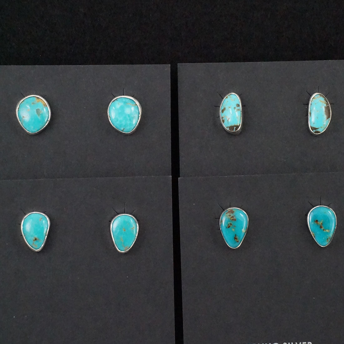 Marco Begaye Turquoise & Sterling Silver Earrings