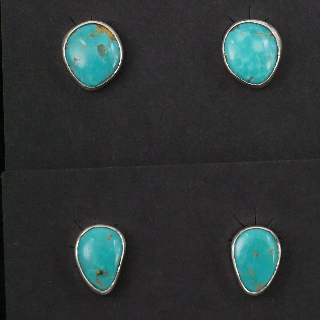 Marco Begaye Turquoise & Sterling Silver Earrings