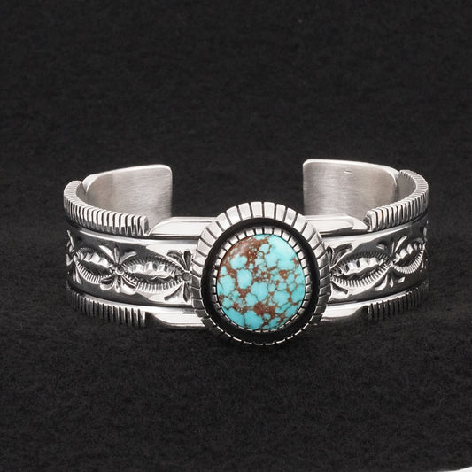 Mark Yazzie Turquoise & Sterling Silver Bracelet