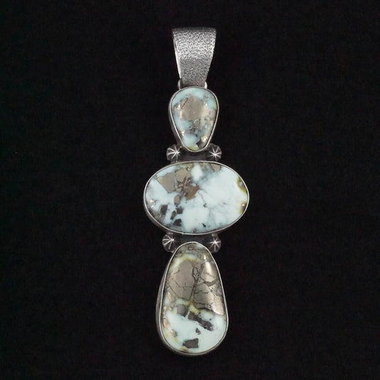 Darrin Livingston Variscite & Sterling Silver Pendant