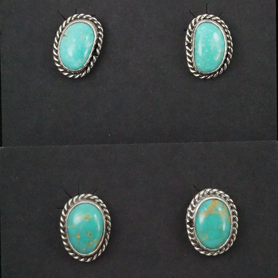 Marco Begaye Turquoise & Sterling Silver Earrings