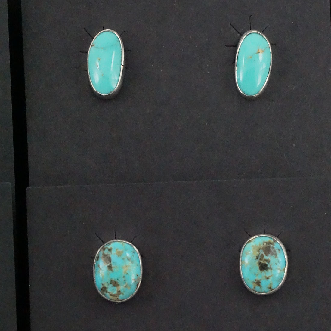 Marco Begaye Turquoise & Sterling Silver Earrings