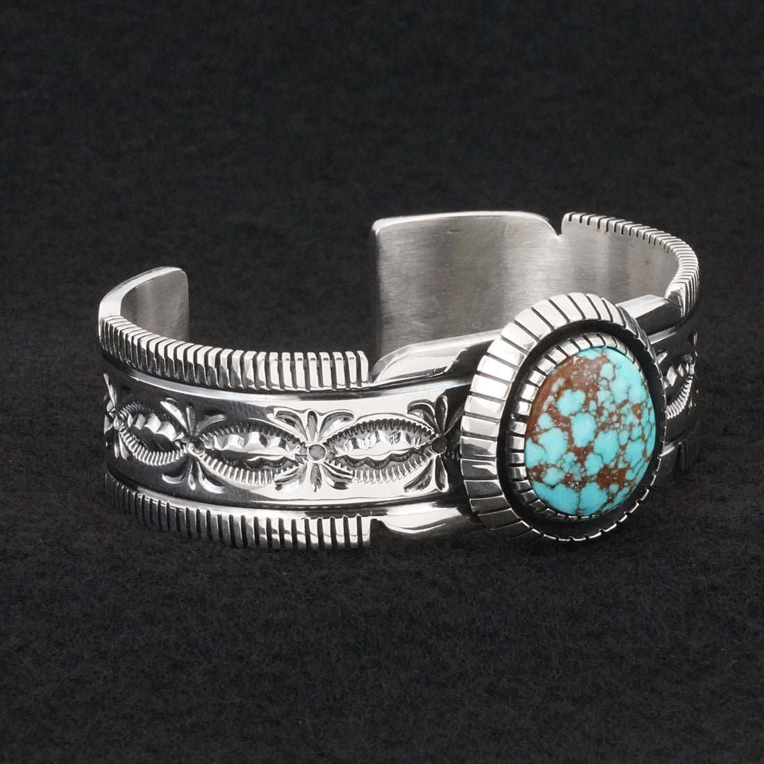 Mark Yazzie Turquoise & Sterling Silver Bracelet