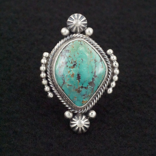 Daniel Benally Turquoise & Sterling Silver Ring Size 6