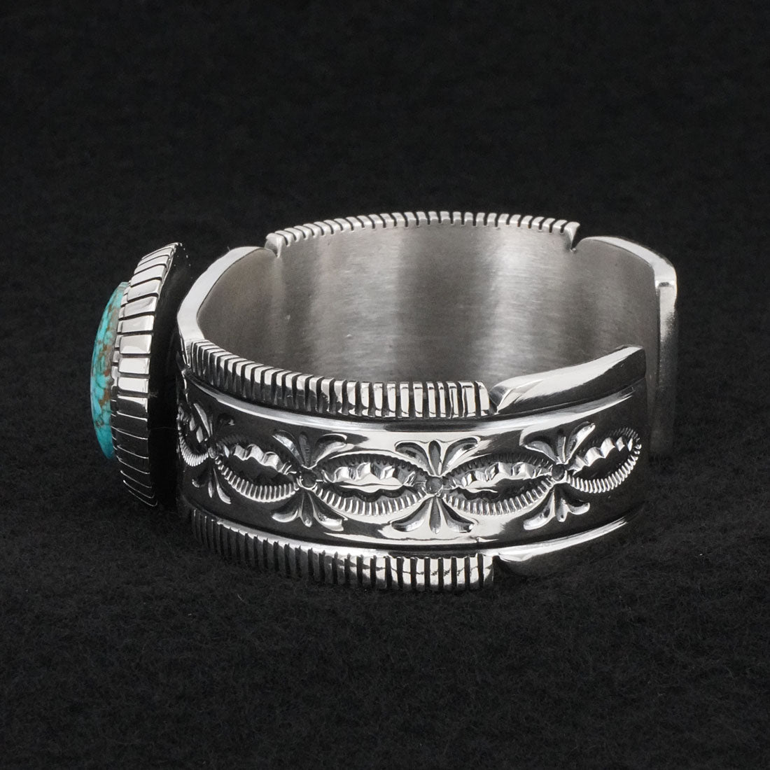 Mark Yazzie Turquoise & Sterling Silver Bracelet