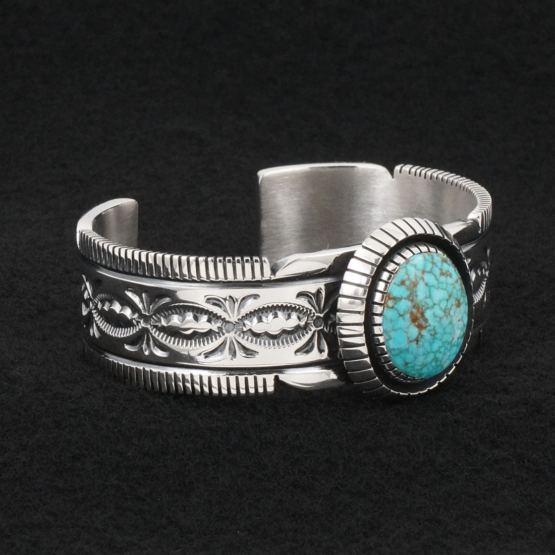 Mark Yazzie Turquoise & Sterling Silver Bracelet