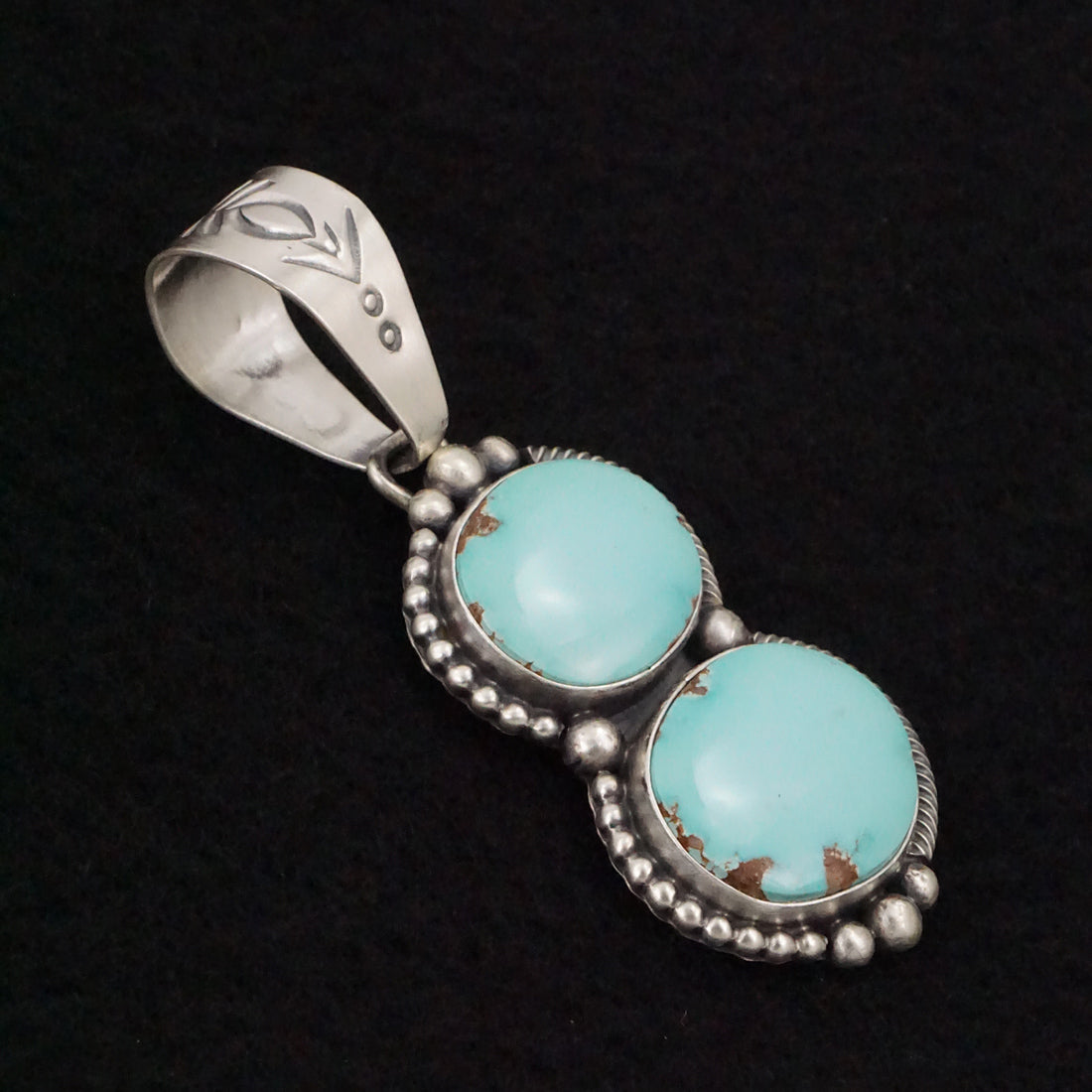 Darrin Livingston Turquoise & Sterling Silver Pendant