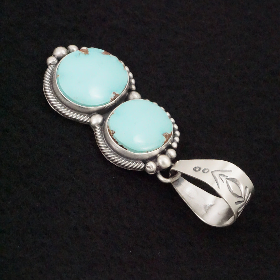 Darrin Livingston Turquoise & Sterling Silver Pendant