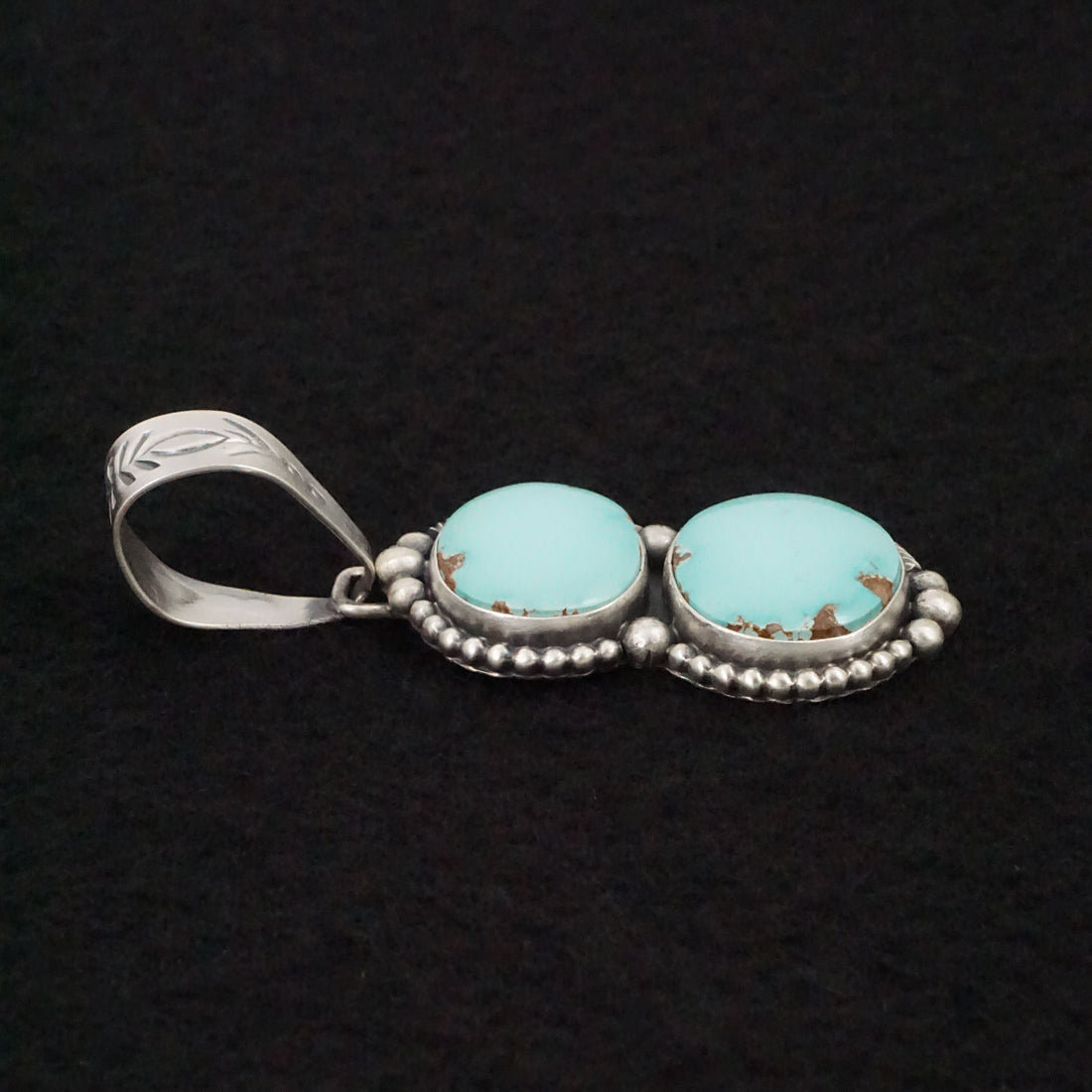 Darrin Livingston Turquoise & Sterling Silver Pendant