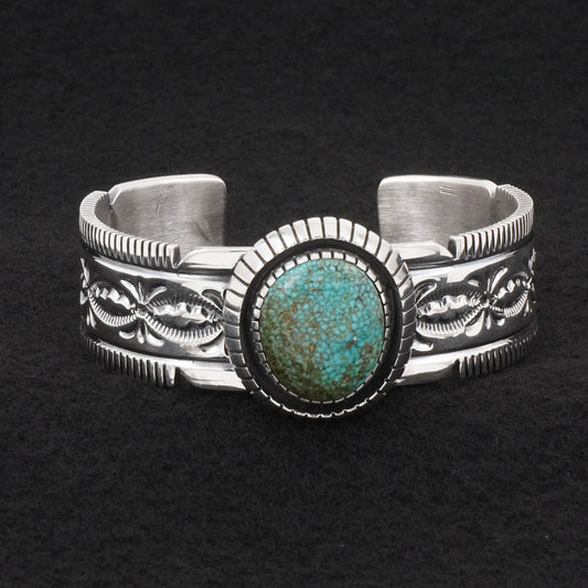 Mark Yazzie Turquoise & Sterling Silver Bracelet