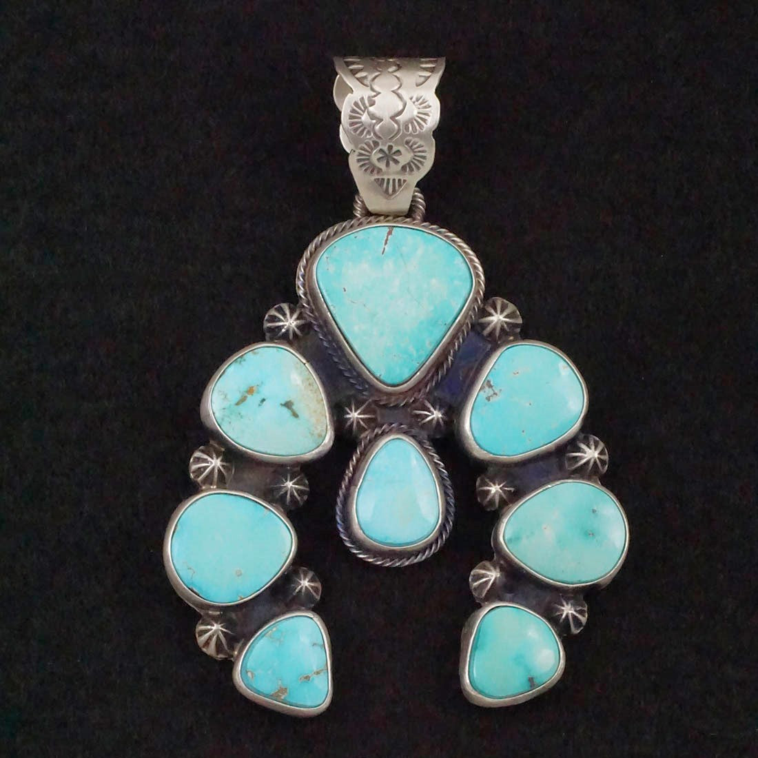 Darrin Livingston Turquoise & Sterling Silver Pendant