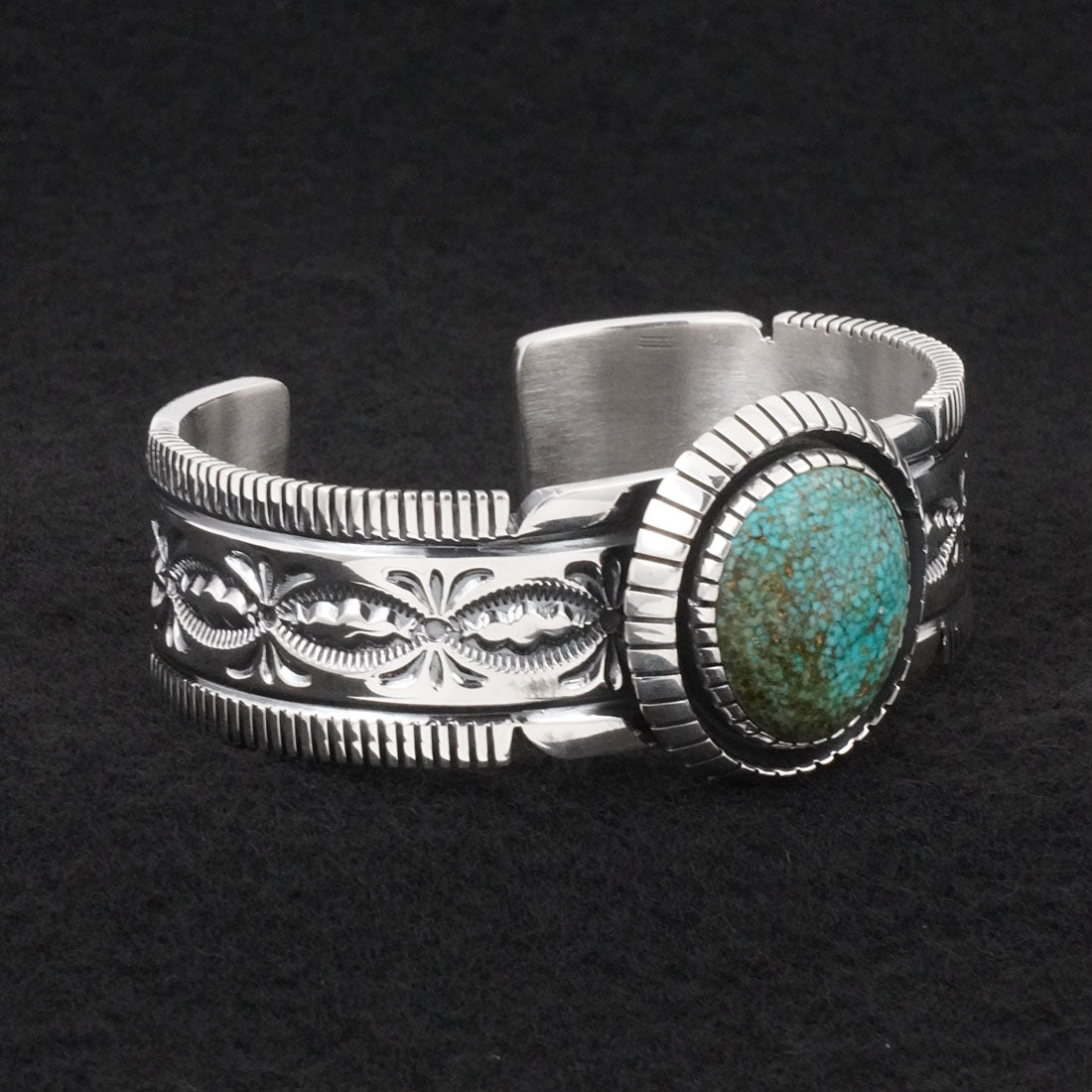 Mark Yazzie Turquoise & Sterling Silver Bracelet