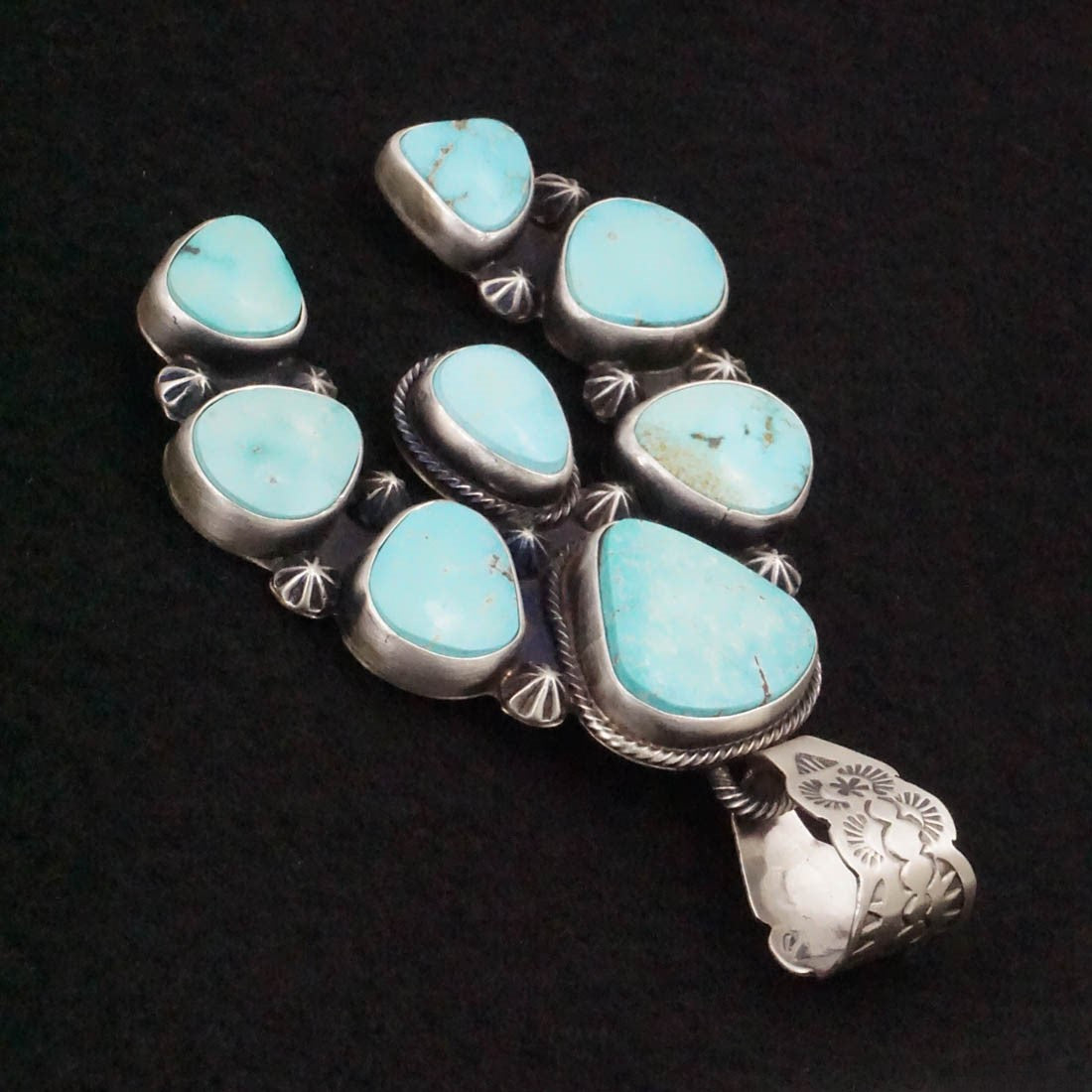 Darrin Livingston Turquoise & Sterling Silver Pendant