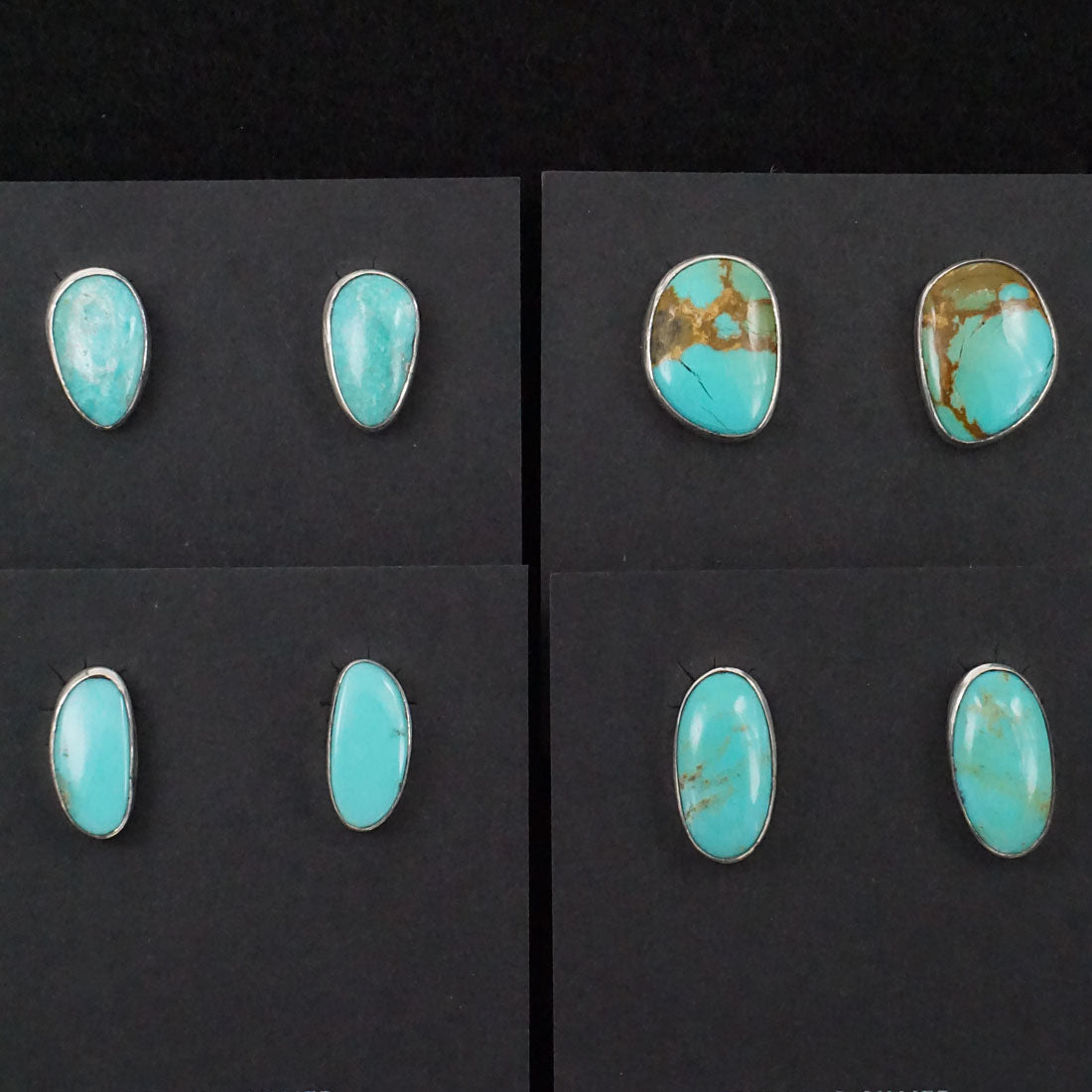 Marco Begaye Turquoise & Sterling Silver Earrings