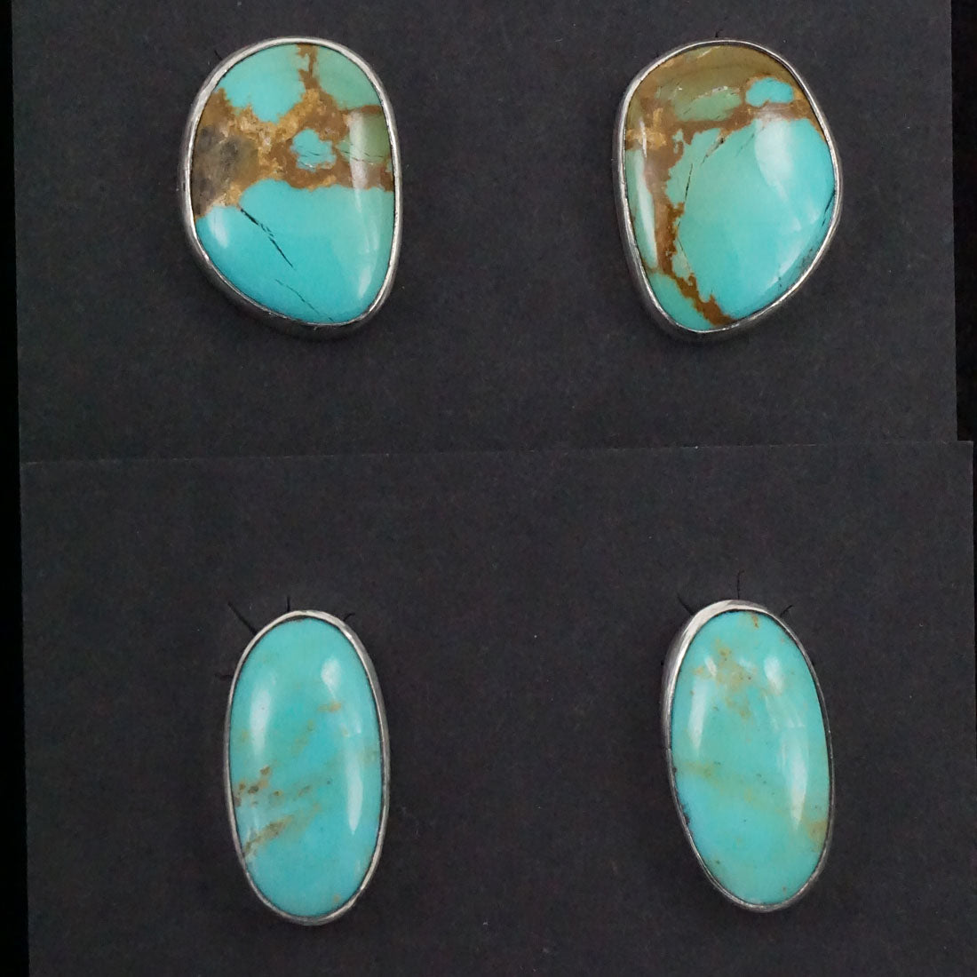 Marco Begaye Turquoise & Sterling Silver Earrings