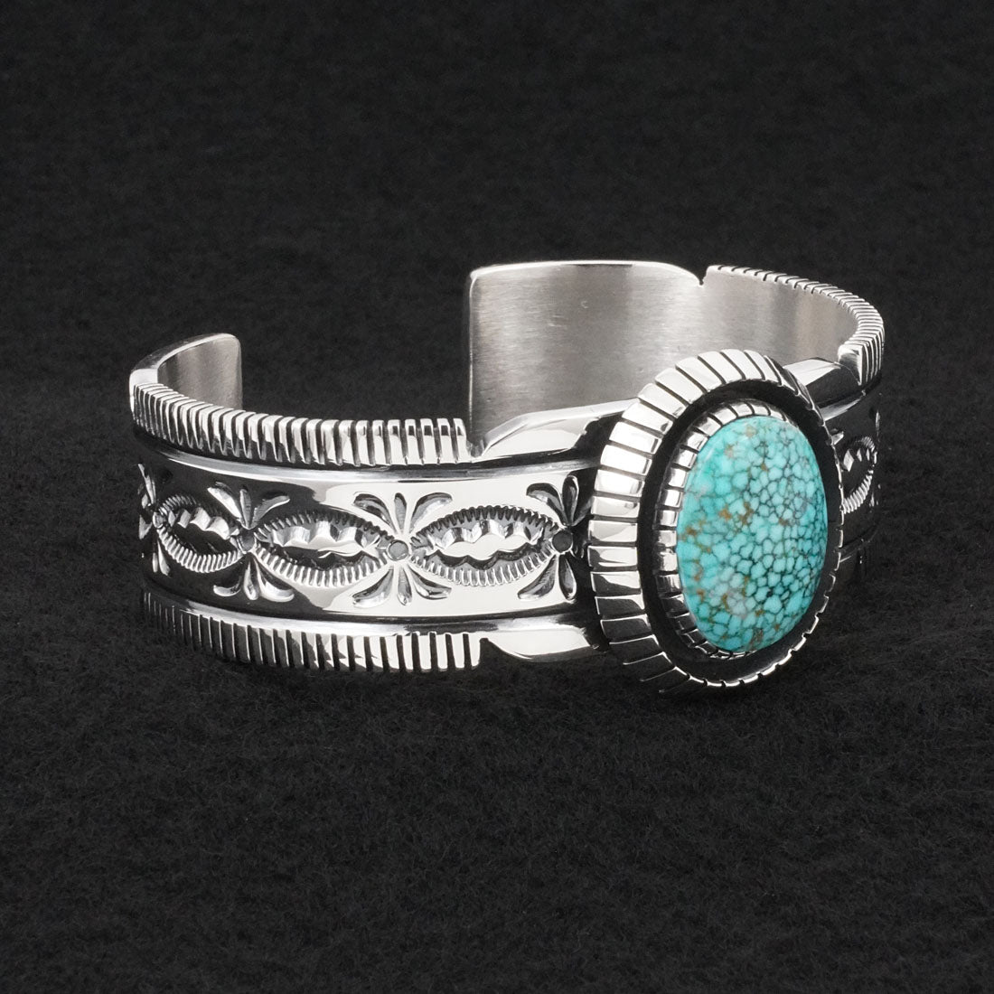 Mark Yazzie Turquoise & Sterling Silver Bracelet