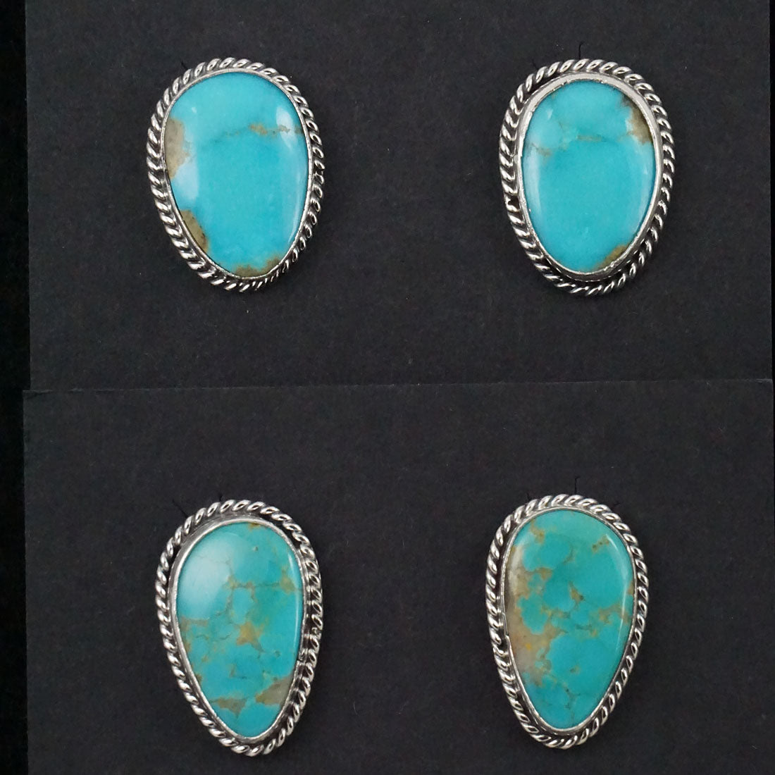 Marco Begaye Turquoise & Sterling Silver Earrings