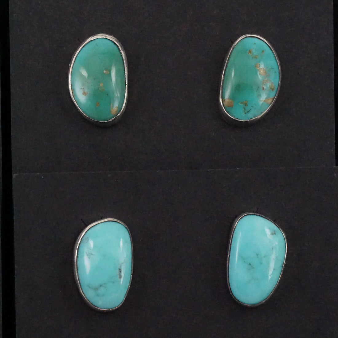 Marco Begaye Turquoise & Sterling Silver Earrings