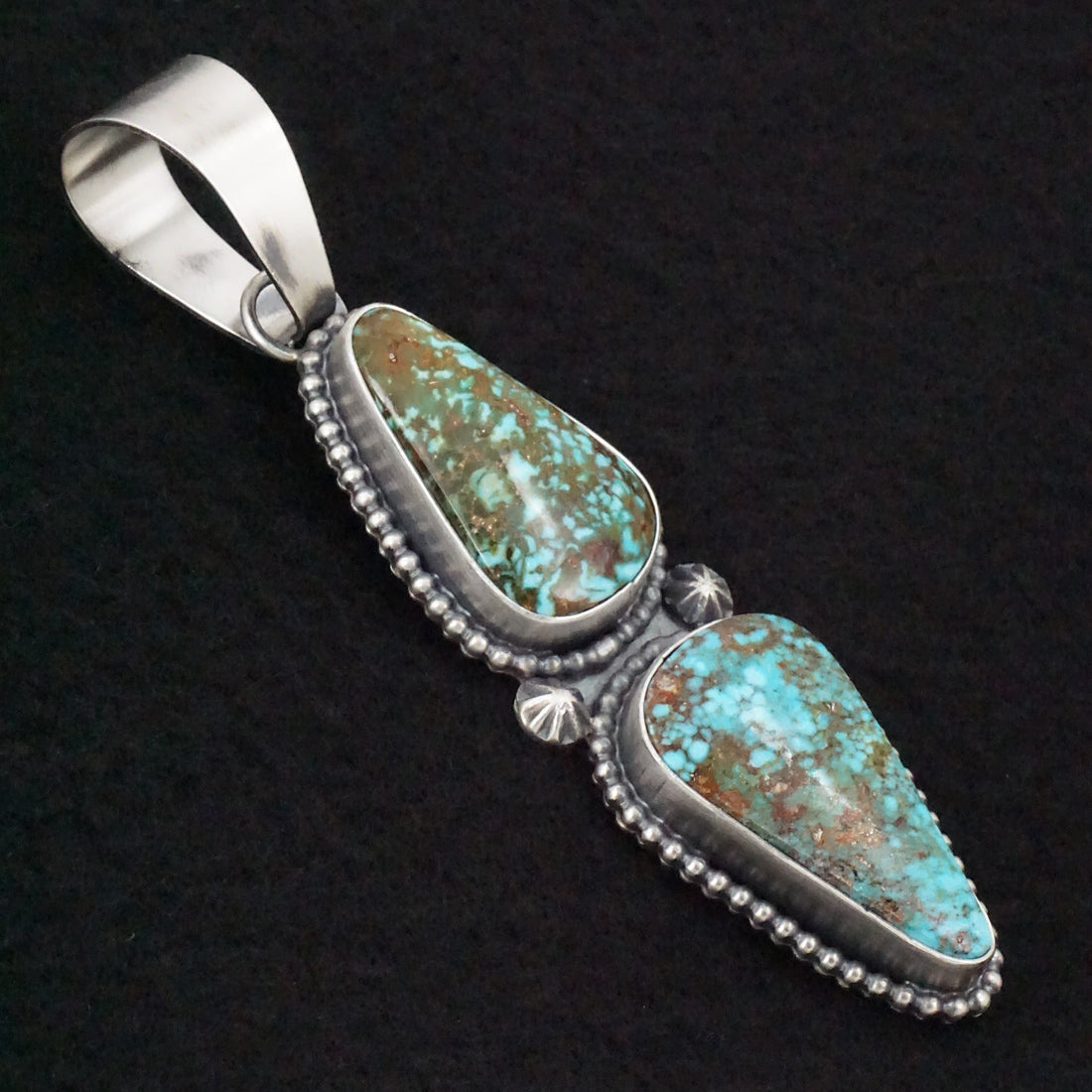 Randy Billy Turquoise & Sterling Silver Pendant