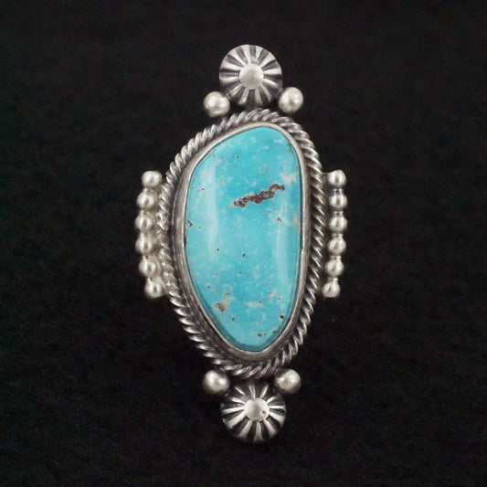 Daniel Benally Turquoise & Sterling Silver Ring Size 6