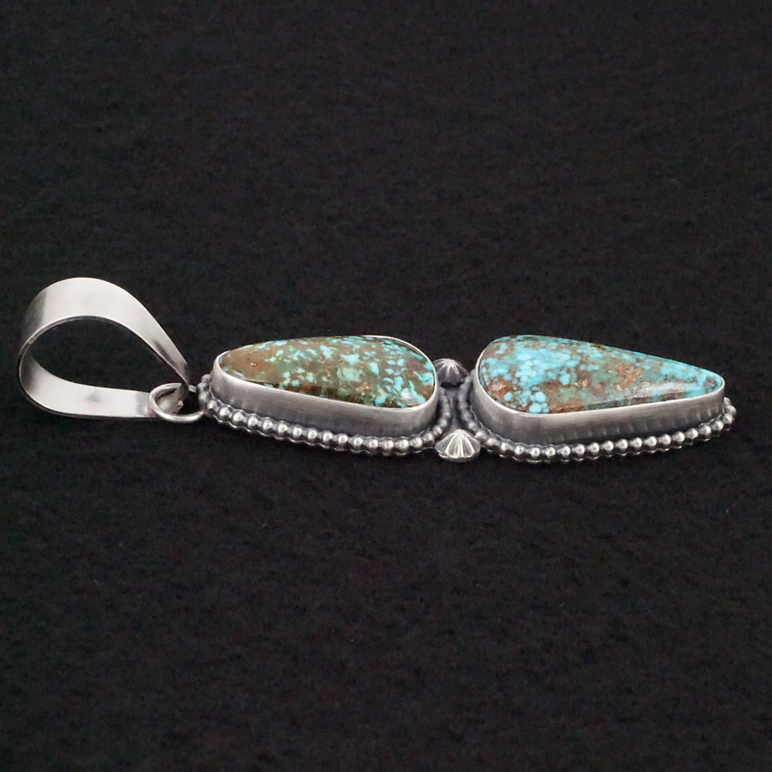 Randy Billy Turquoise & Sterling Silver Pendant