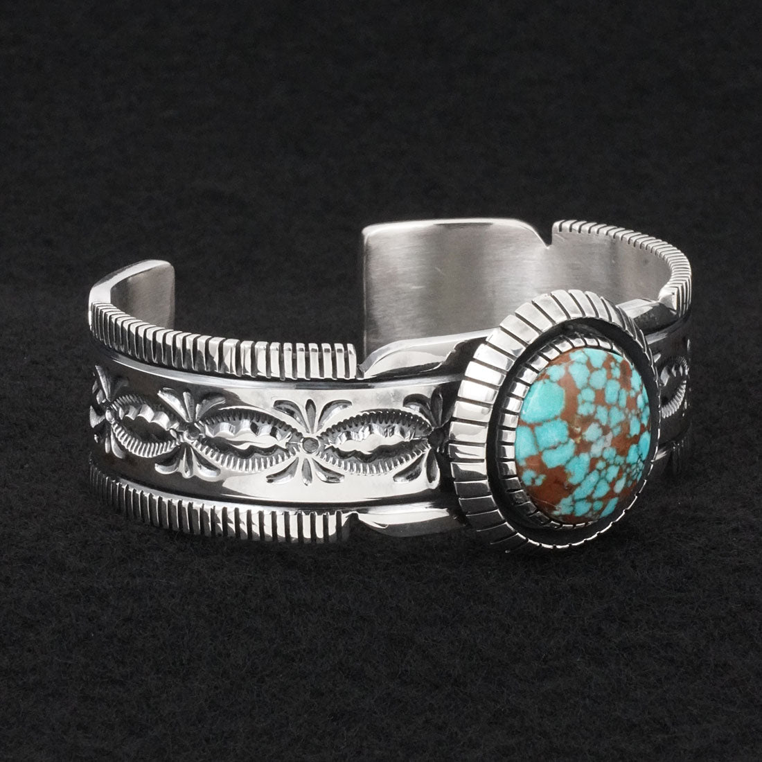 Mark Yazzie Turquoise & Sterling Silver Bracelet