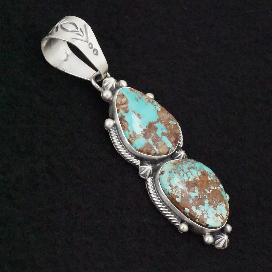 Darrin Livingston Turquoise & Sterling Silver Pendant