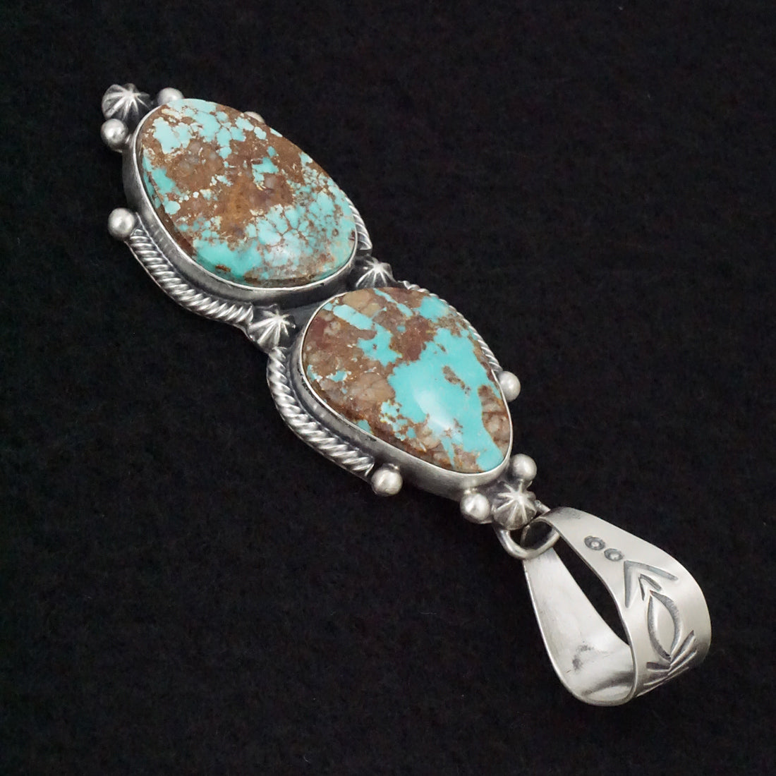 Darrin Livingston Turquoise & Sterling Silver Pendant